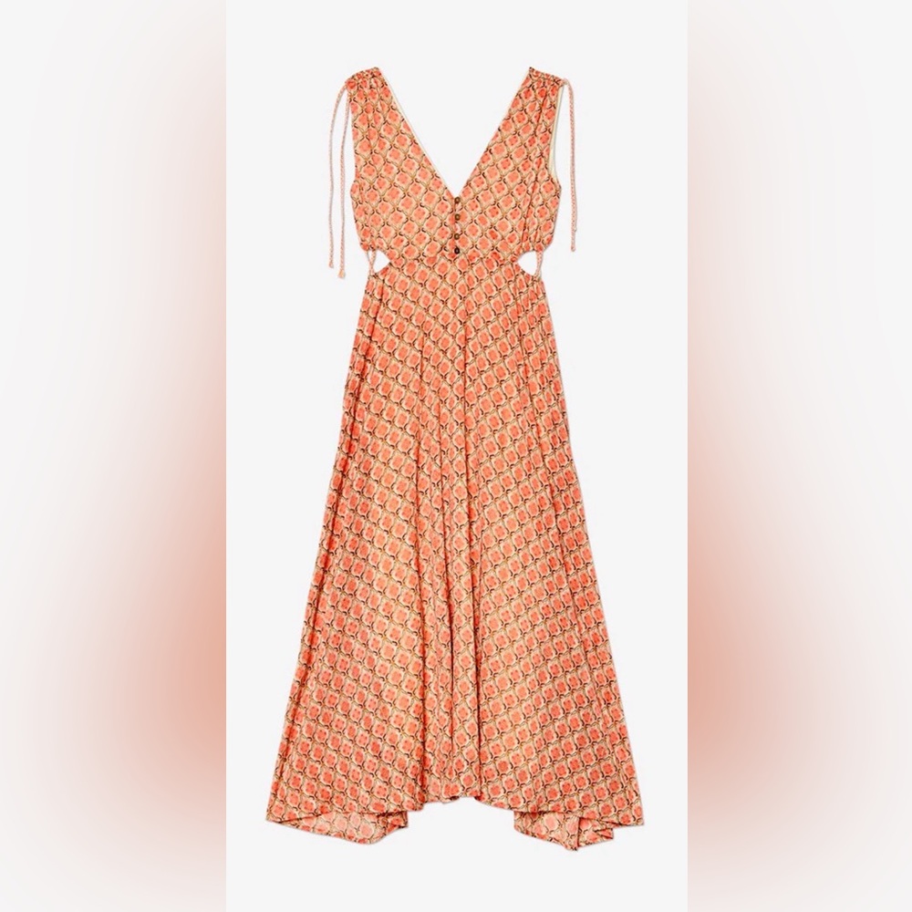 Nekane/NKN Lincoln side cut-out midi sleeveless dress. Small